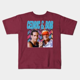 Cedric & Bob // 90s Style Aesthetic Design Kids T-Shirt